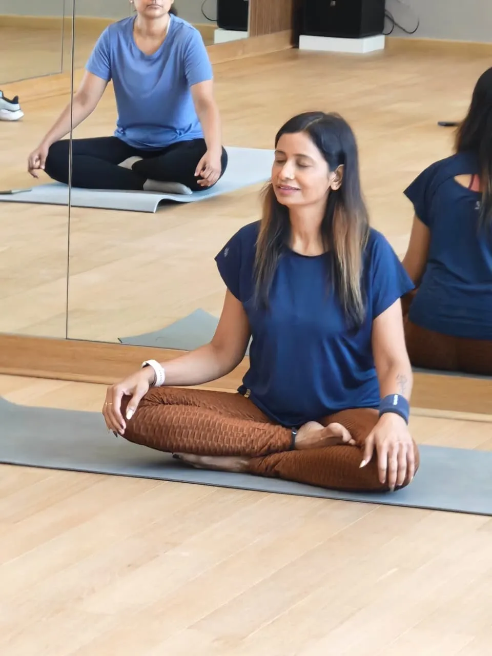 Studio breathwork session